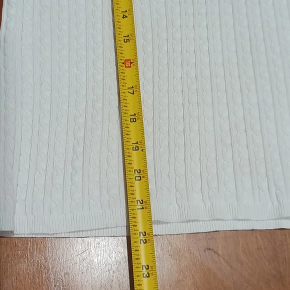 Jones New York Country White sweater Tank Top Size XL - Picture 5 of 6